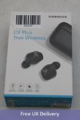 Sennheiser CX Plus True Wireless Earbuds, Black, Sealed