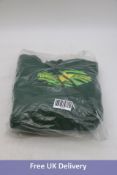 Tunnel Vision Logo Hoodie, Green, Size XXS