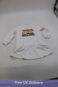 Moschino Three Teddy Bear Logo T-Shirt, White, Size 18/24 Months