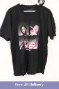 Five Rock Off "How You Like That" T-Shirts, Black/Pink, Size XL