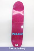 Two Palace Chewy Pro Skateboard Deck S27, Pink/Black/Blue, Size 8.375"