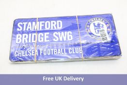 Fifteen Chelsea Stamford Bridge SW6 Signs, White/Blue