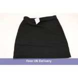 Eight Pretty Fashion Stretchy Pencil Mini Skirts, Black, Size 8-22