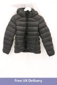 Superdry Hooded Fuji Padded Jacket, Black, Size L