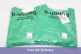 Two B.Young Byriley Pullover Top, Green to include 1x S, 1x XS