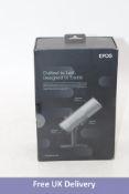 Epos Streaming Microphone B20 with USB Cable, Silver/Grey