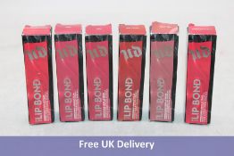 Six Urban Decay Vice Lip Bond Glossy Liquid Lipsticks to include 1x Ex Lover, 4.2ml, 1x Text Em, Dus