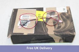 William Morris Red Glasses Frames. Box damaged