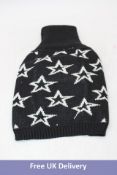 Three Bark & Tumble Shine Bright Knit Jumper, Black/White, Various Sizes