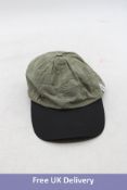 Mackintosh Tipping Baseball Cap, Military with Black Peak, Size L/XL
