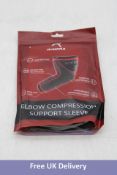 Five pairs of Rymora Elbow Brace Support Sleeve, Slate Grey, Size XXL