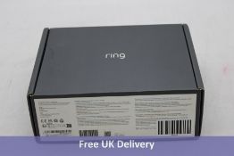 Ring Stick Up Cam 3rd Gen CCTV, Black. Box damaged, Not tested