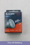 Twenty Kosnic 6W GU10 Dimmable LED Bulbs, Cool White