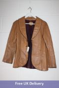 Vintage North Beach Leather Jacket, Brown. Used, Fair Condition, Some marks to Body and Arms