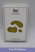 Five Fur Nylon Polishing & Exfoliating Scrub Sheet, Yellow