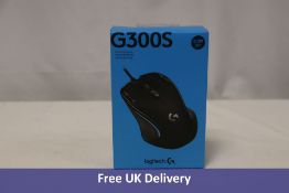 Three Logitech G300s Wired Gaming Mouse, Black