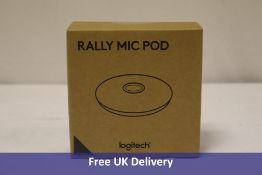 Logitech Rally Mic Pod Microphone, Graphite, 989-000430