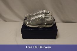 Polo Ralph Lauren Train 89 Trainer, Reflective Silver/White, UK 8