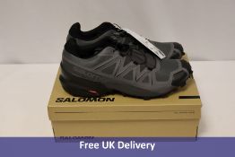 Salomon Speedcross 5 Men's Trail Running Shoes, Magnet/Black/Phantom, UK 11