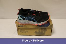 Asics Women's Gel-Sonoma 6 Trainers, Black/Deep Sea Teal, UK 7. Box damaged