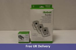 Three iRobot Roomba items to include 2x AllergenLock Bag, 3 pack and 1x High-Efficiency Filter, 3 pa