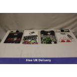 Four Assorted Rock T-Shirts, 2x Small, 2x Medium, Styles May Vary