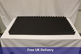 Nine Music Store Absorbing Acoustic Foam Sheets, 50 x 100cm, 6.5cm, Anthracite