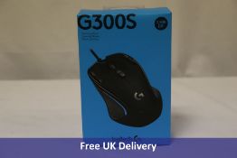 Three Logitech G300s Wired Gaming Mouse, Black