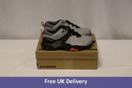 Salomon Women's X Ultra 4 GTX Hiking Shoes, Grey/Black/Orange, UK 5.5