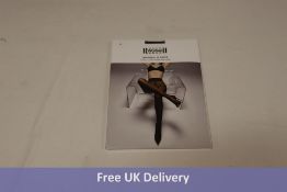 Two Wolford Individual 10 Tights, 10 Den, Ultra Sheer, Mat Look, Nearly Black, Extra Small