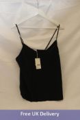 Simone Perele Songe Night Top, Black, Size L