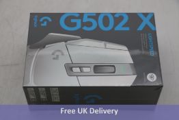 Logitech G502 X Lightspeed Wireless Gaming Mouse, White