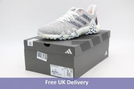 Adidas Code Chaos 22 Golf Shoes, Grey/White/Navy, UK 10