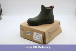 Tretorn Garpa Pile Boots, Olive Night, UK 7. Box damaged