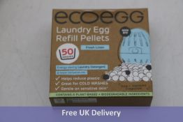 Twelve EcoEgg Laundry Egg Refil Packs, Fresh Linen Scent