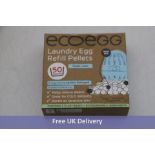 Twelve EcoEgg Laundry Egg Refil Packs, Fresh Linen Scent