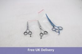 Approximately Thirty pairs of of Assorted Hair Dressing Scissors, Assorted Colours and Styles. OVER