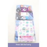 Seven Disney Frozen Pyjamas, Blue/White/Purple, Size 7 122cm, 6-7 Year Old