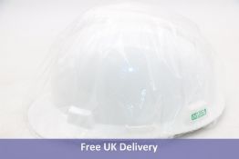 Twenty MSA Safety Helmets, White