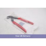 Facom 181A.30G Locking Twin Slip-Joint Multigrip Pliers, Red, Size 300mm