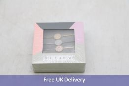Four Boxes of Belle and Beau Women's Circle of Love Bracelet Set, 3 Bracelets Per Box