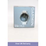 Garmin Venu2 Plus, GPS Smartwatch, Ivory/Cream Gold