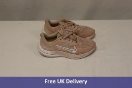 Nike Women's Air Winflo 9 Trainers, Pink, UK 4. Used, no box