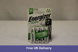 Twelve packs of Energizer Accu Recharge Power Plus AA Batteries, AA-HR06, 4 batteries per pack