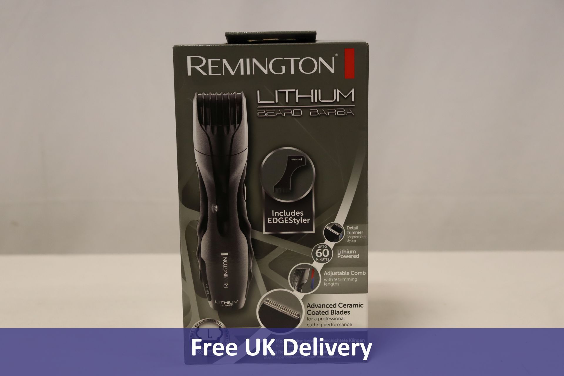 Two Remington Lithium Barba Beard Trimmers, MB350L