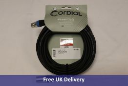 Six Cordial Microphone Cable, CCM 10 FM, 10m
