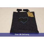 A.P.C. Saint Valentin Tote Bag, Indigo