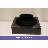 Supreme Belmonti Top Hat, Black. Box damaged