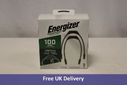 Two Energizer Rechargeable Neck Lights, 100 Lumens, 2 Pack