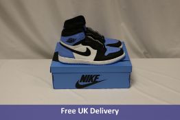 Nike Jordan 1 Retro High OG Trainers, University Blue/Black/White, UK 14